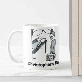 Chirurg mit der Toolbox. Personalisieren mit Name. Kaffeetasse