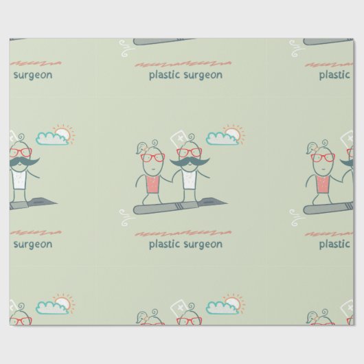 Chirurg-Packpapier Geschenkpapier (Flach)