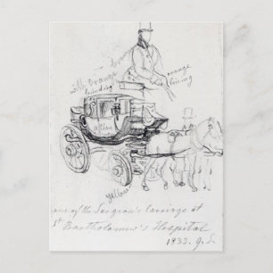 Chirurgen-Beförderung in St. Bartholomews Postkarte