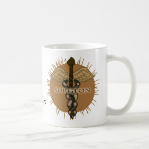 Chirurgen-Caduceus  Kaffeetasse