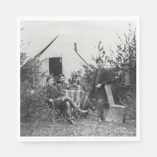 Chirurgen der 164. Infanterie - Ziviler Krieg Serviette (Vorderseite)