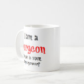 Chirurgen-Tasse Kaffeetasse (Vorderseite Links)