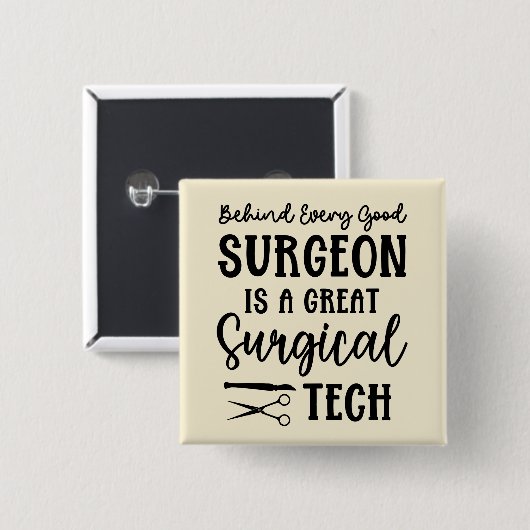 Chirurgie | Bewertung des chirurgischen Technikers Button (Vorne & Hinten)