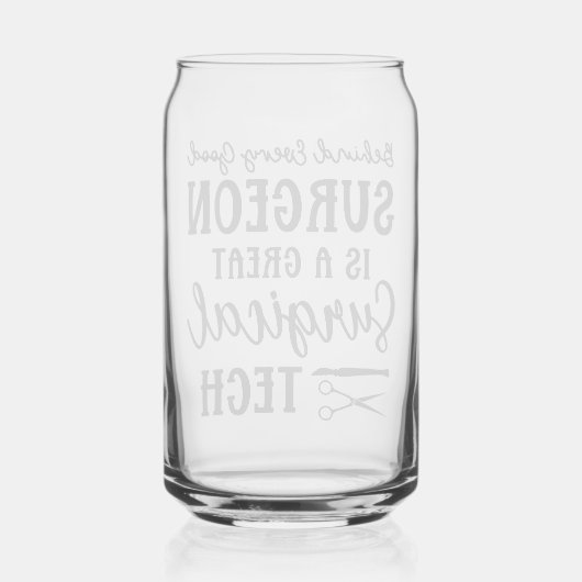 Chirurgie | Bewertung des chirurgischen Technikers Dosenglas (Rückseite)