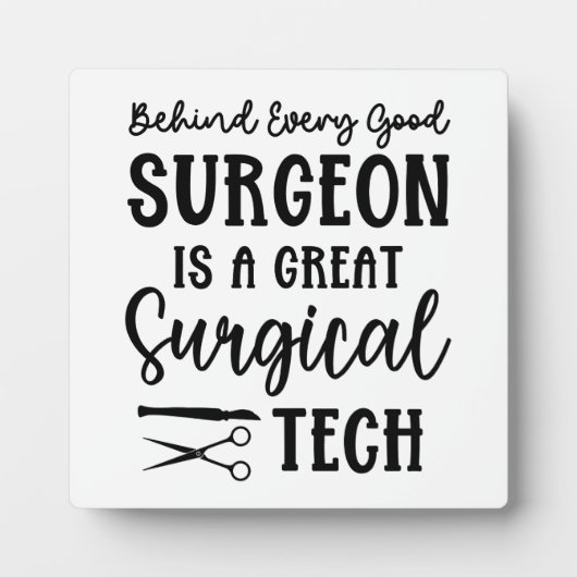 Chirurgie | Bewertung des chirurgischen Technikers Fotoplatte (Vorderseite)