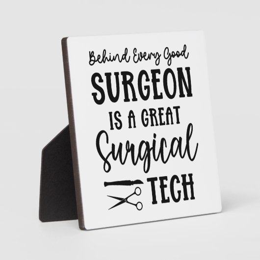 Chirurgie | Bewertung des chirurgischen Technikers Fotoplatte (Vorderseite)