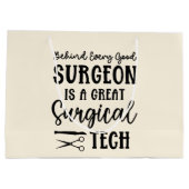 Chirurgie | Bewertung des chirurgischen Technikers Große Geschenktüte (Rückseite)