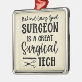 Chirurgie | Bewertung des chirurgischen Technikers Ornament Aus Metall (Links)