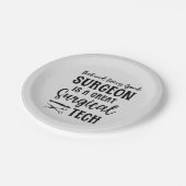 Chirurgie | Bewertung des chirurgischen Technikers Pappteller (Schrägansicht)