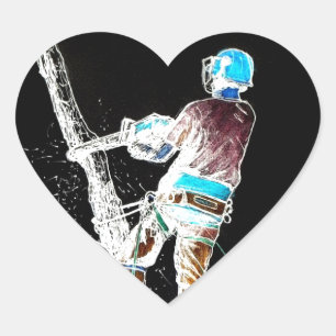 Chirurgin Electric Tree Arborist Kettensäge Herz-Aufkleber