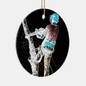 Chirurgin Electric Tree Arborist Kettensäge Keramikornament (Rechts)