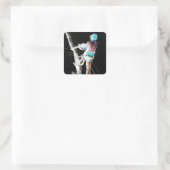 Chirurgin Electric Tree Arborist Kettensäge Quadratischer Aufkleber (Tasche)