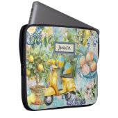 Chirurgisch blaues türkisfarbenes sizilianisches Z Laptopschutzhülle (Vorne Rechts)