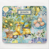 Chirurgisch blaues türkisfarbenes sizilianisches Z Mousepad (Vorne)