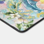 Chirurgisch blaues türkisfarbenes sizilianisches Z Schreibtischunterlage (Ecke)