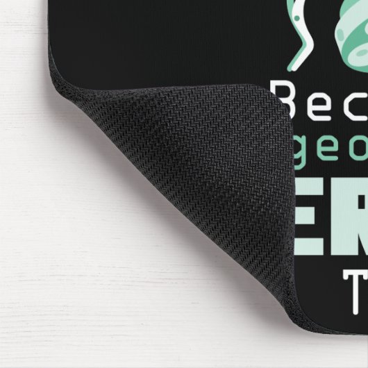 Chirurgisch scheuern Sie Technikerlustiges Mousepad (Ecke)