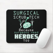 Chirurgisch scheuern Sie Technikerlustiges Mousepad (Mit Mouse)