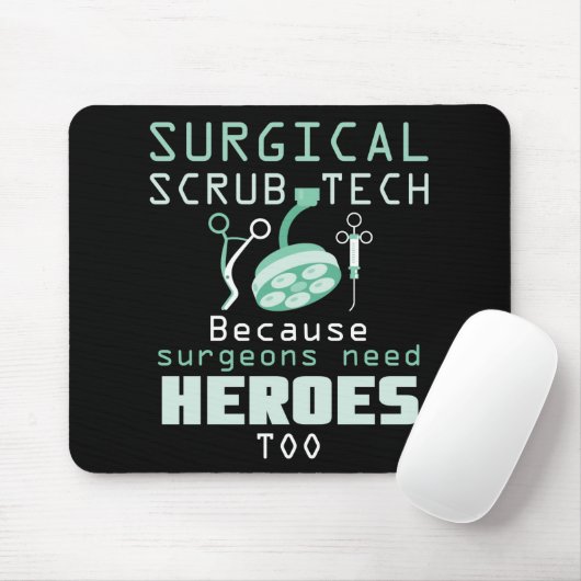 Chirurgisch scheuern Sie Technikerlustiges Mousepad (Mit Mouse)