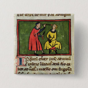 Chirurgische Behandlung, von einer Ausgabe Button