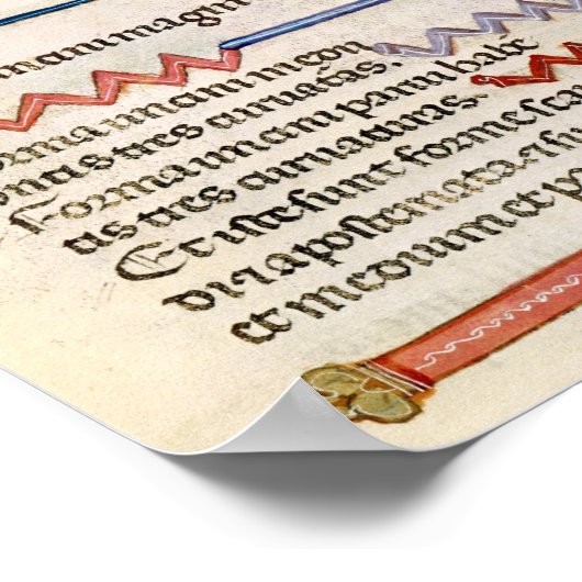 Chirurgische Instrumente aus einer Abhandlung Poster (Ecke)