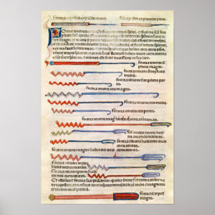 Chirurgische Instrumente aus einer Abhandlung Poster