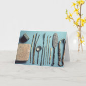 Chirurgische Instrumente Karte (Gelbe Blume)