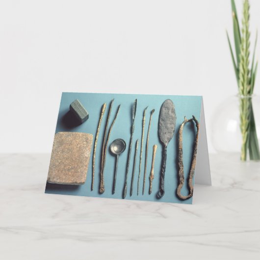 Chirurgische Instrumente Karte (Vorderseite)