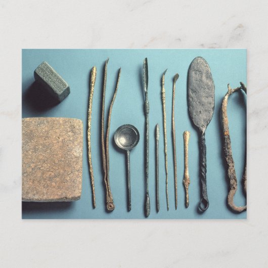 Chirurgische Instrumente Postkarte (Vorderseite)
