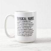 Chirurgische Krankenschwester Kaffeetasse (Links)