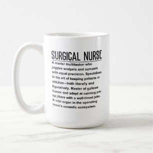Chirurgische Krankenschwester Kaffeetasse