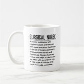 Chirurgische Krankenschwester Kaffeetasse (Links)