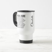 Chirurgische Krankenschwester Reisebecher (Vorderseite Links)