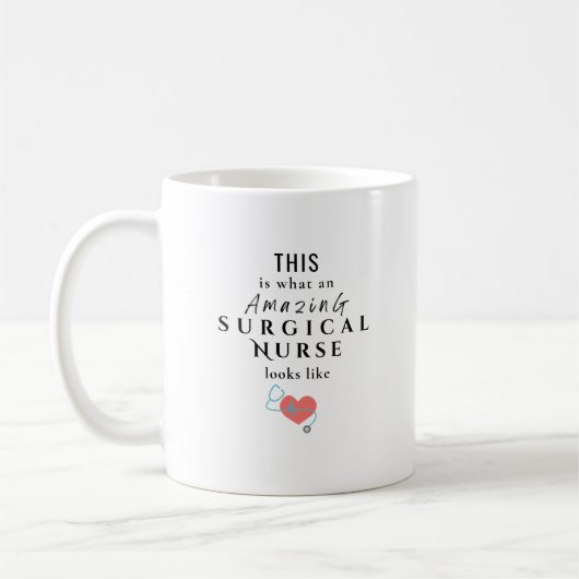 Chirurgische Krankenversorgung Kaffeetasse (Links)