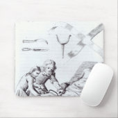 Chirurgische Operation, zum eines Beines zu Mousepad (Mit Mouse)