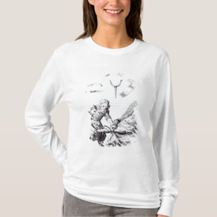Chirurgische Operation, zum eines Beines zu T-Shirt