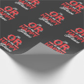 Chirurgische Techniker geben Medizinchirurgen Tech Geschenkpapier (Ecke)