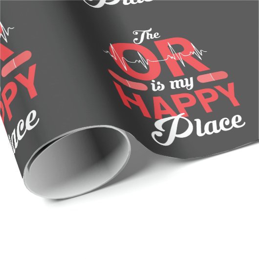 Chirurgische Techniker geben Medizinchirurgen Tech Geschenkpapier (Rolleneckpunkt)