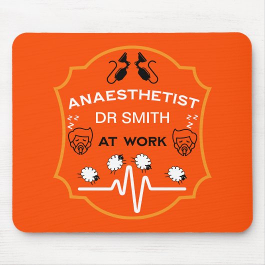Chirurgischer Anästhesist Mousepad (Vorne)