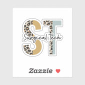 Chirurgischer Chirurgischer Chirurgischer Facharzt Aufkleber (Blatt)