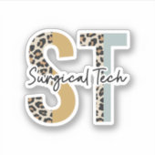 Chirurgischer Chirurgischer Chirurgischer Facharzt Aufkleber (Vorderseite)