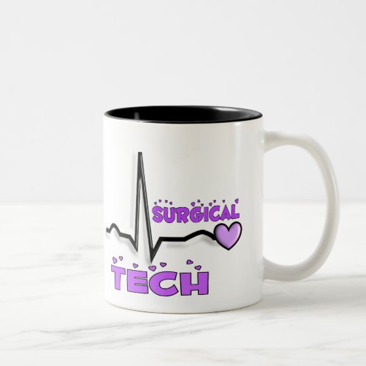 Chirurgischer Entwurf der Technologie-Geschenk-QRS Zweifarbige Tasse (Rechts)