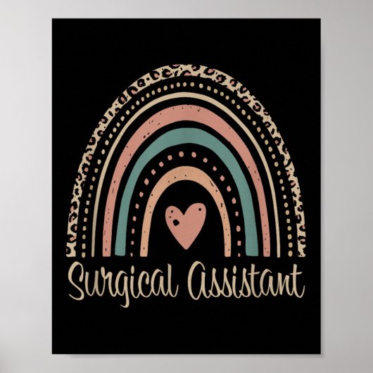 Chirurgischer Istant Boho Rainbow Chirurgischer er Poster (Vorne)