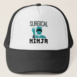 Chirurgischer Ninja Scrub Tech Technologe Truckerkappe