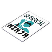 Chirurgischer Ninja Scrub Technologe Notizblock (Linke Seite)