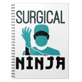 Chirurgischer Ninja Scrub Technologe Notizblock (Vorderseite)