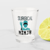 Chirurgischer Ninja Scrub Technologe Schnapsglas (Vorderseite)