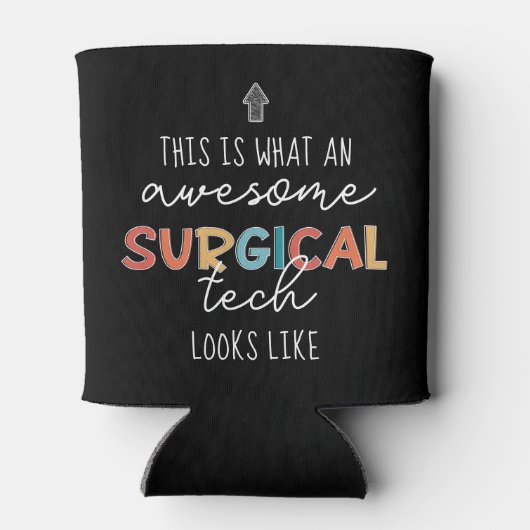 Chirurgischer Techniker Funny Operation ODER Tech- Dosenkühler (Rückseite)