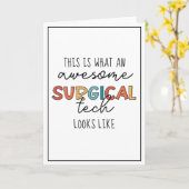 Chirurgischer Techniker Funny Operation ODER Tech- Karte (Gelbe Blume)