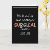 Chirurgischer Techniker Funny Operation ODER Tech- Karte (Gelbe Blume)