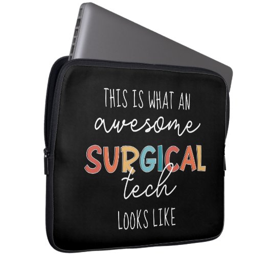 Chirurgischer Techniker Funny Operation ODER Tech- Laptopschutzhülle (Vorne Rechts)